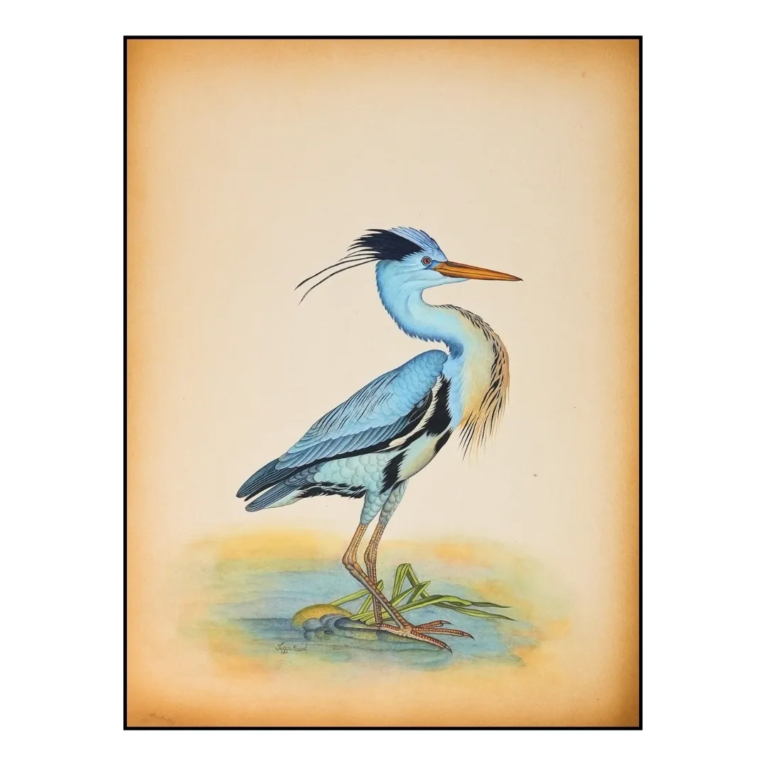 The Watchful Heron