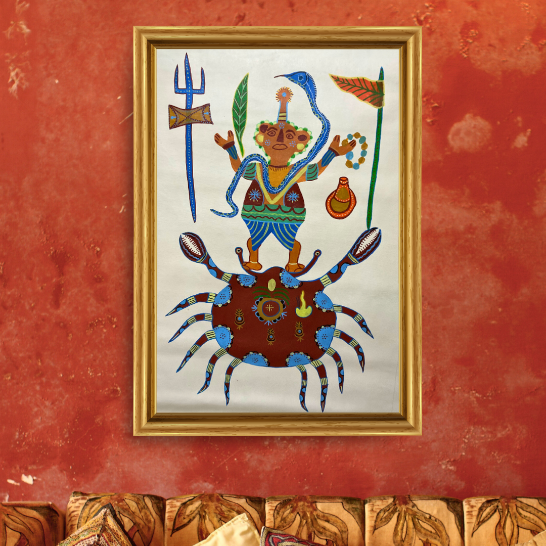 Naag Dev on his Mount