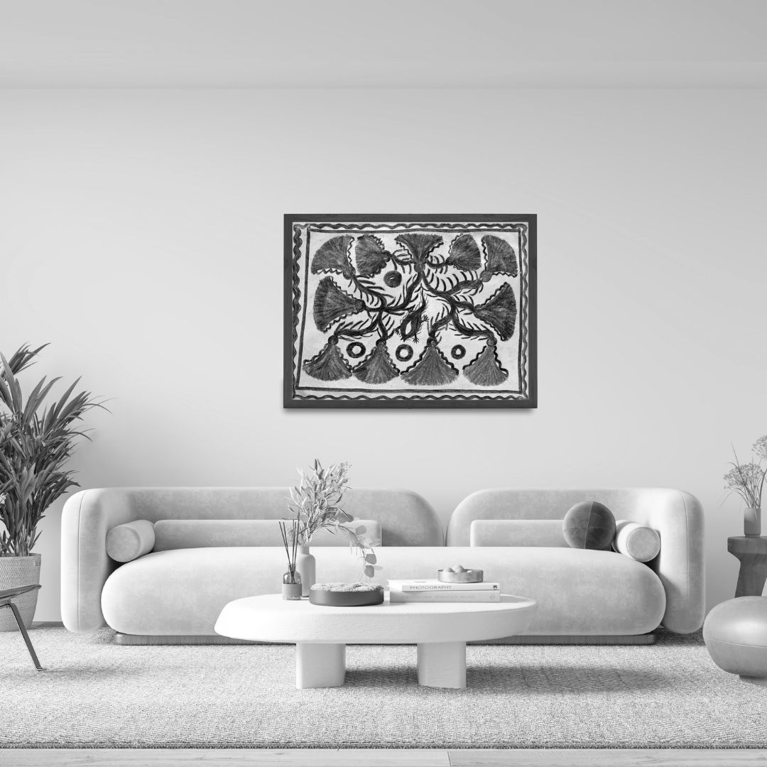 Papyrus Bloom in Still Water