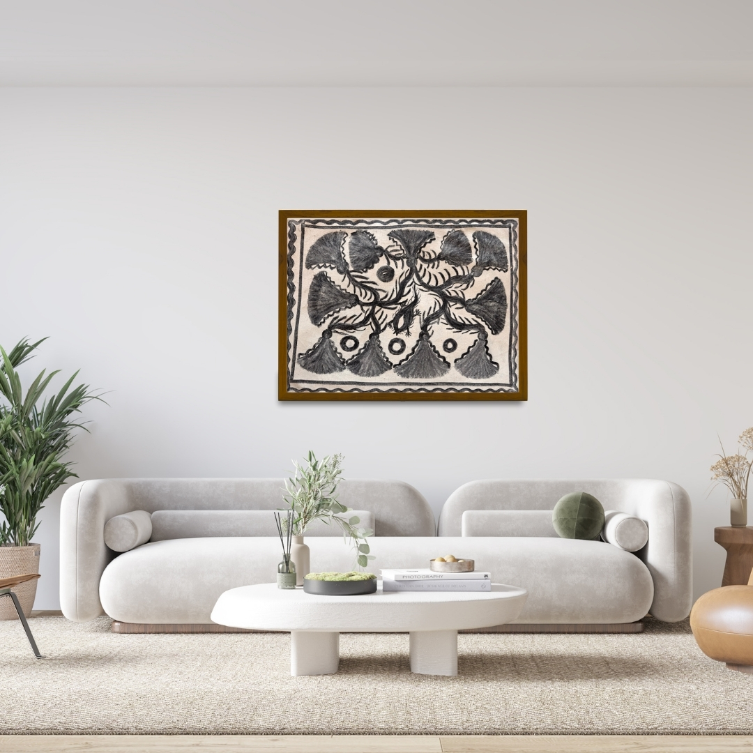 Papyrus Bloom in Still Water