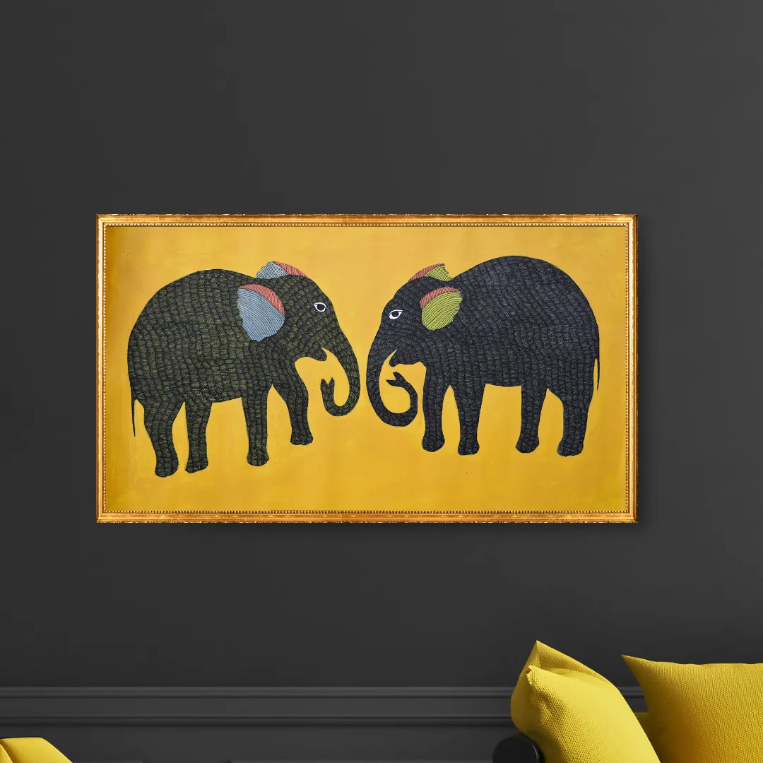 A couple of Black Elephants