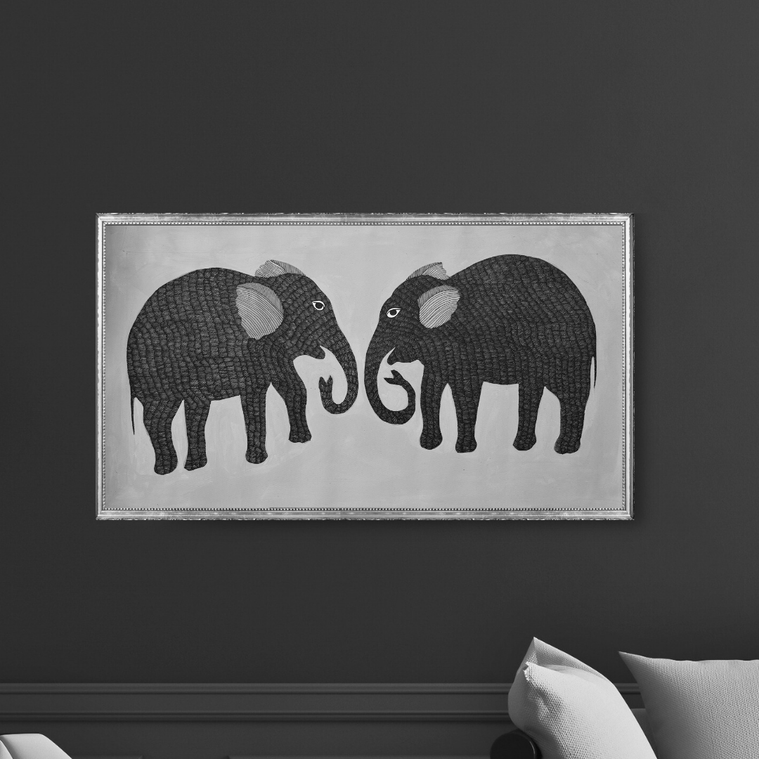 A couple of Black Elephants