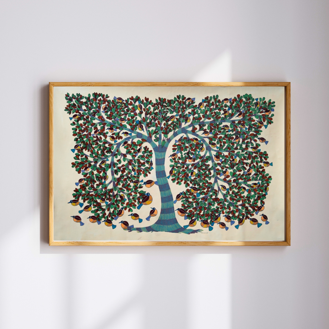 Birds and tree