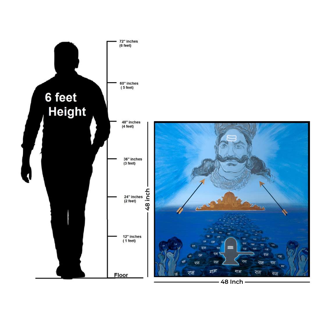 Painting: Lanka Kand - Ravan Vadh