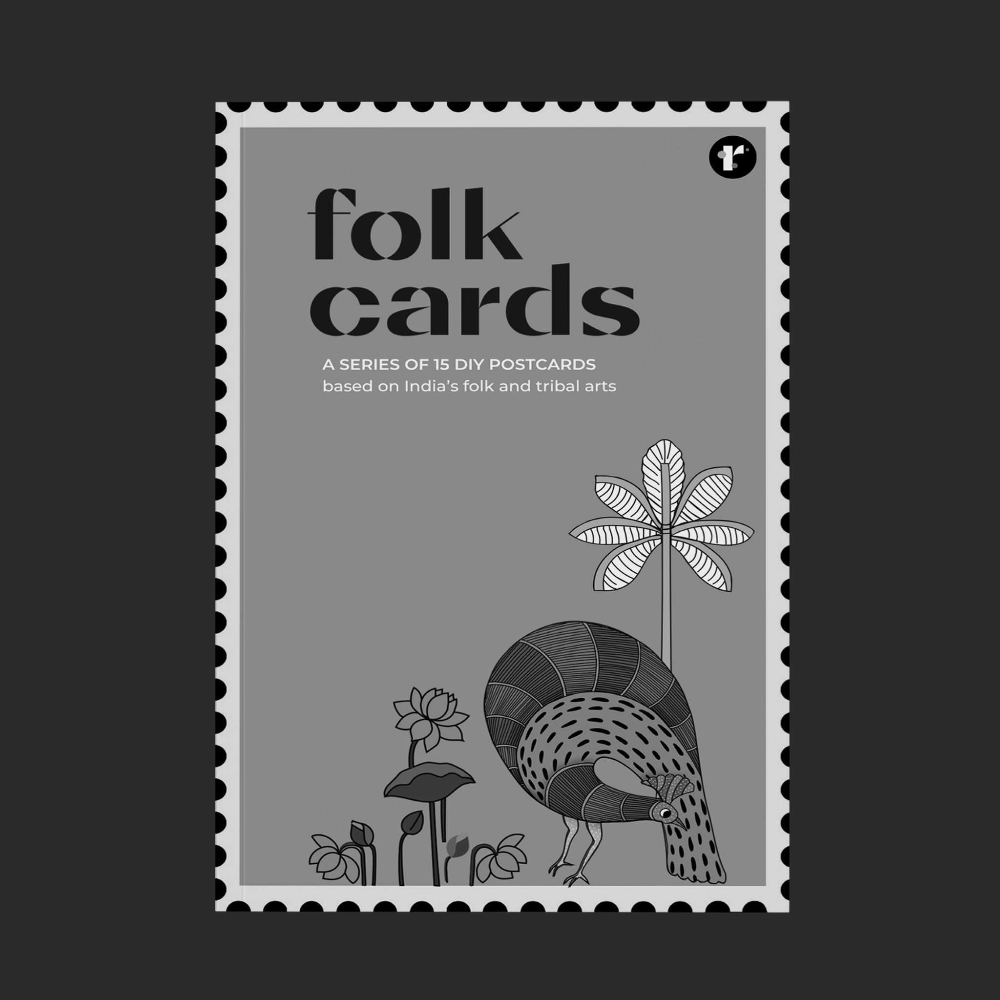 Folk Art Postcard Book