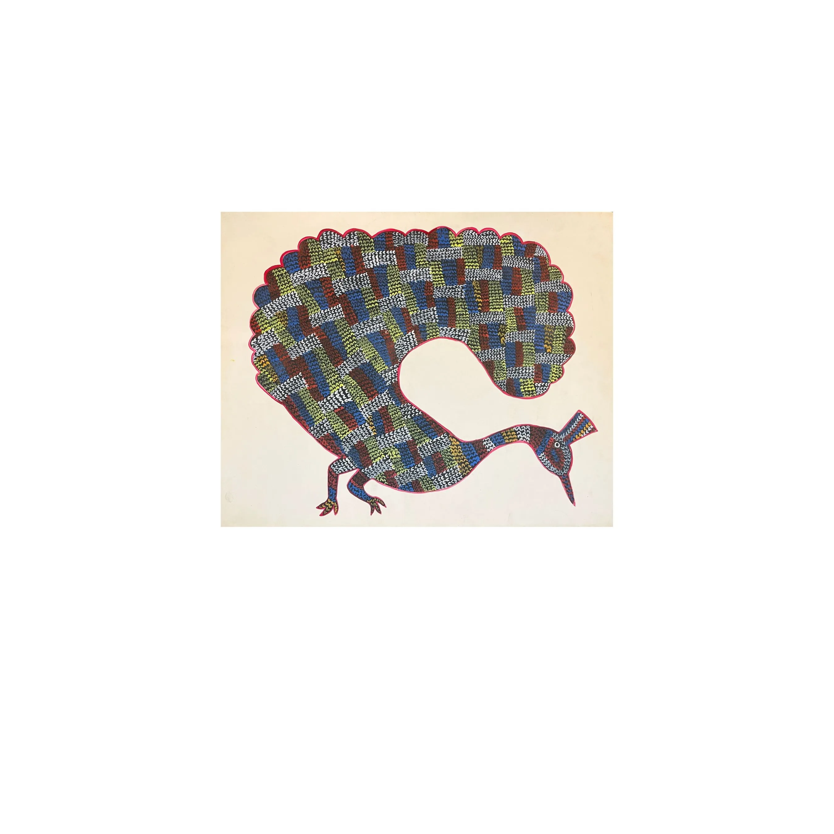 Standing Peacock