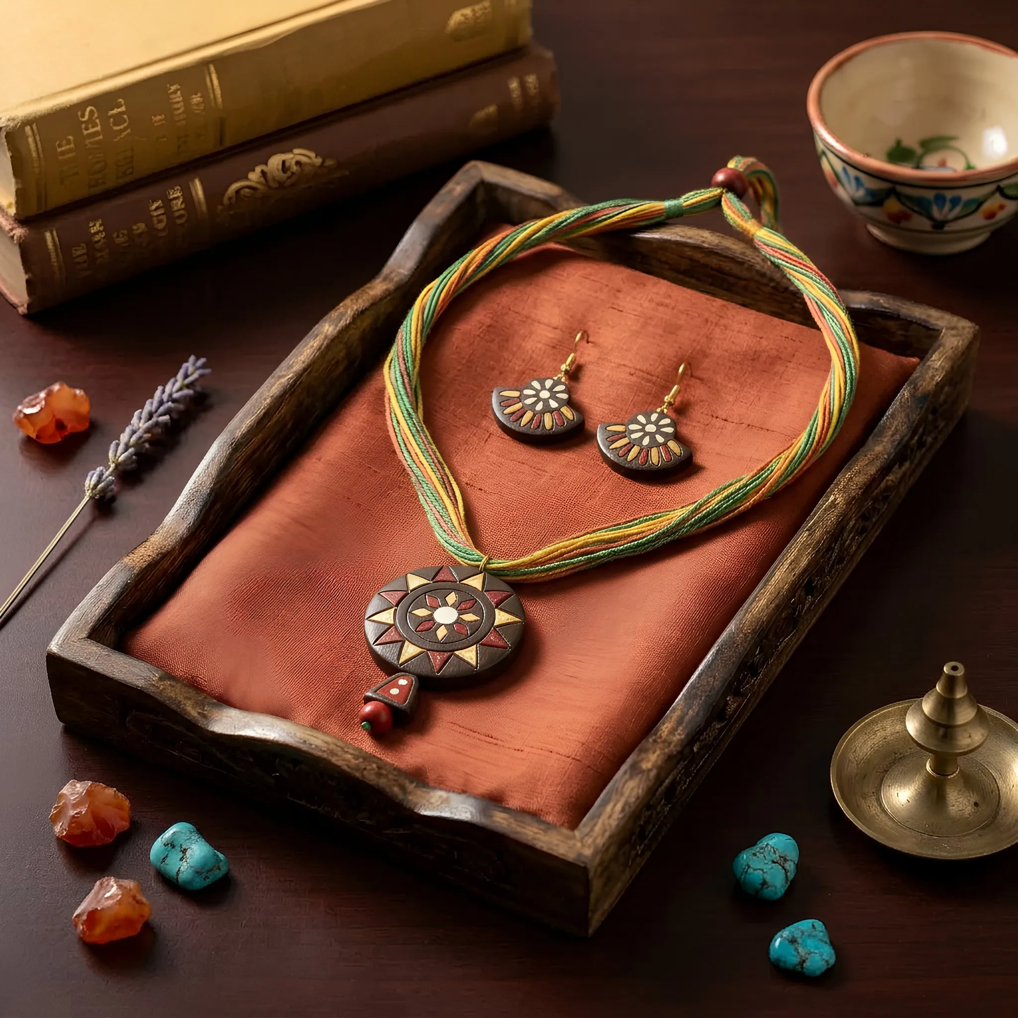 Terracotta Jewellery Set
