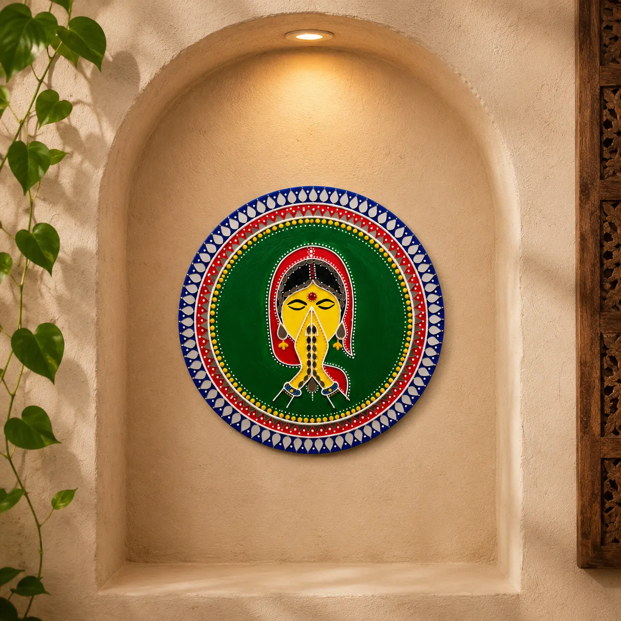 Lippan Art Wall Hanging - Welcoming Lady