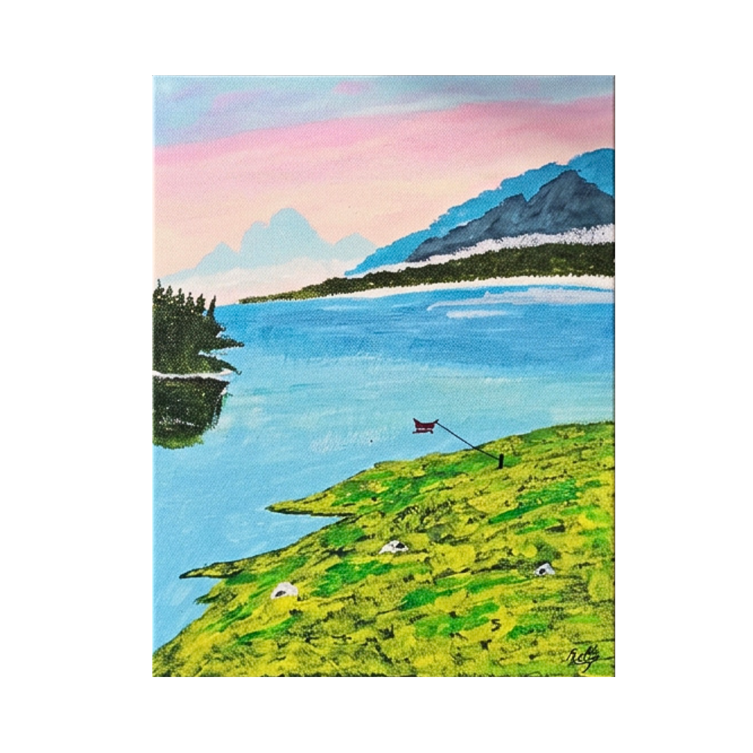Handmade Landscape Canvas Painting