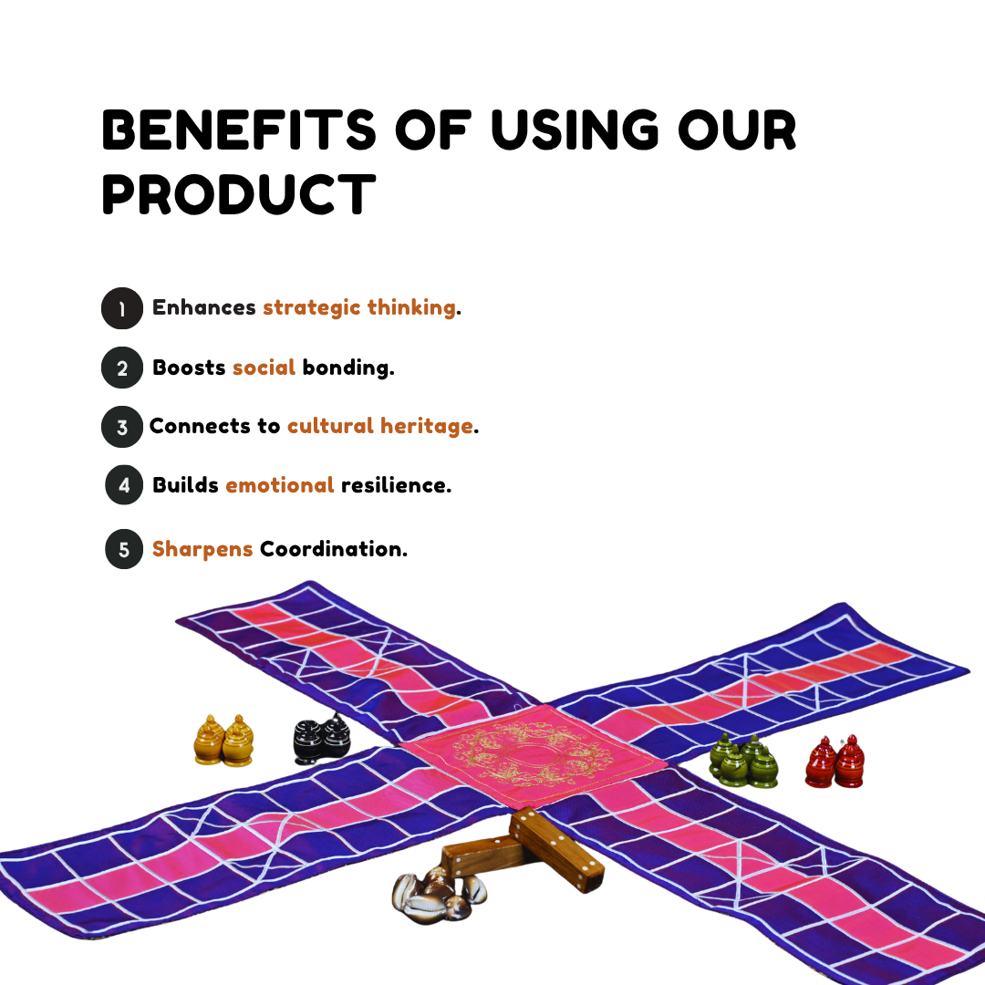 Pagade - Ancient Indian Board Game | Traditional Pachisi Set