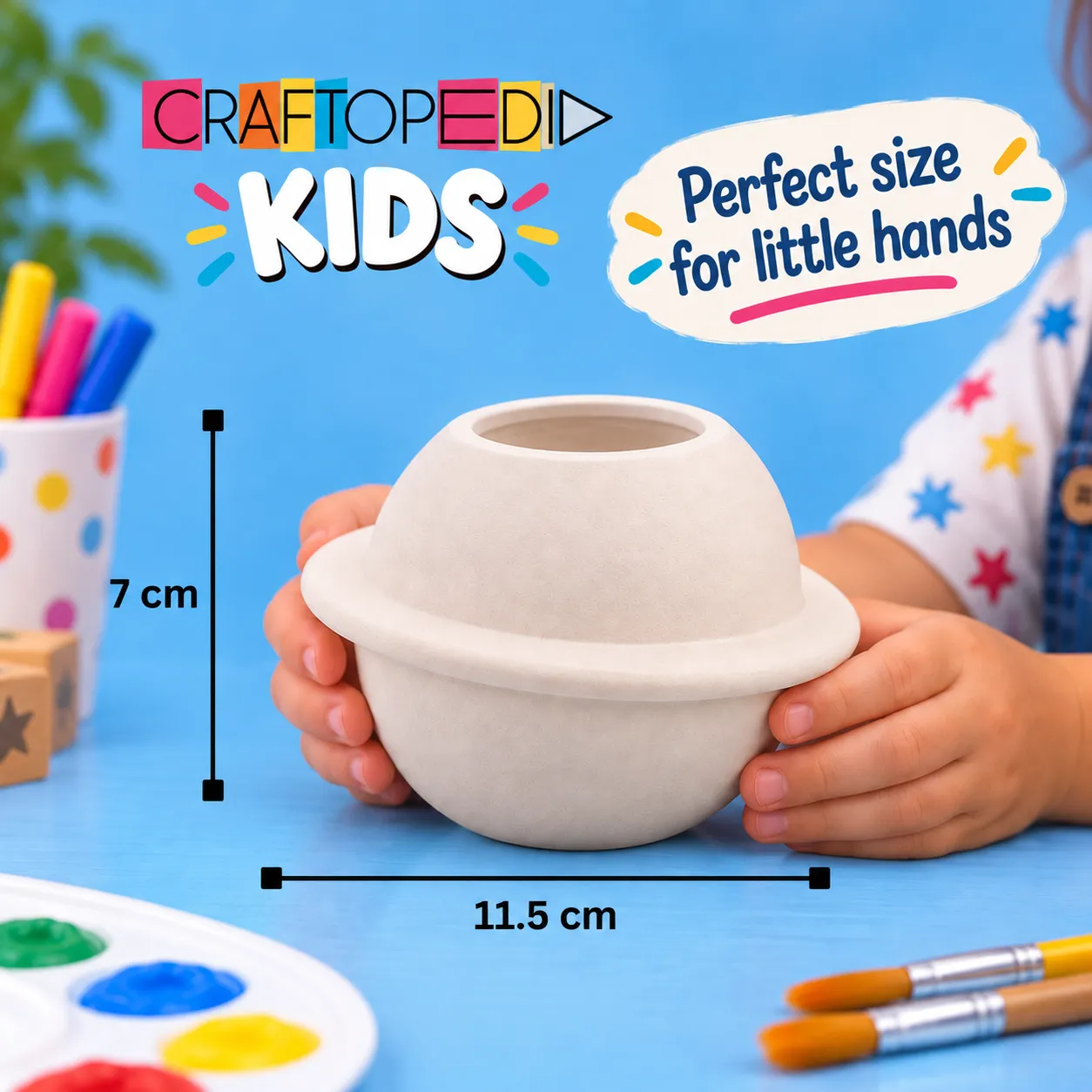 DIY Planter Painting Kit - Saturn (Space)