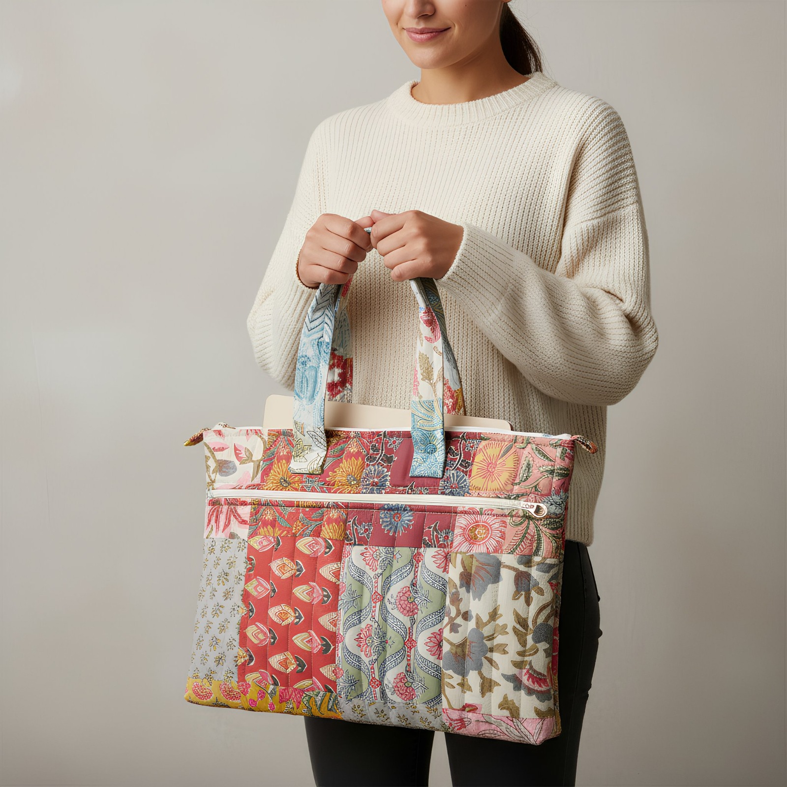 Patch Work Laptop Sleeve