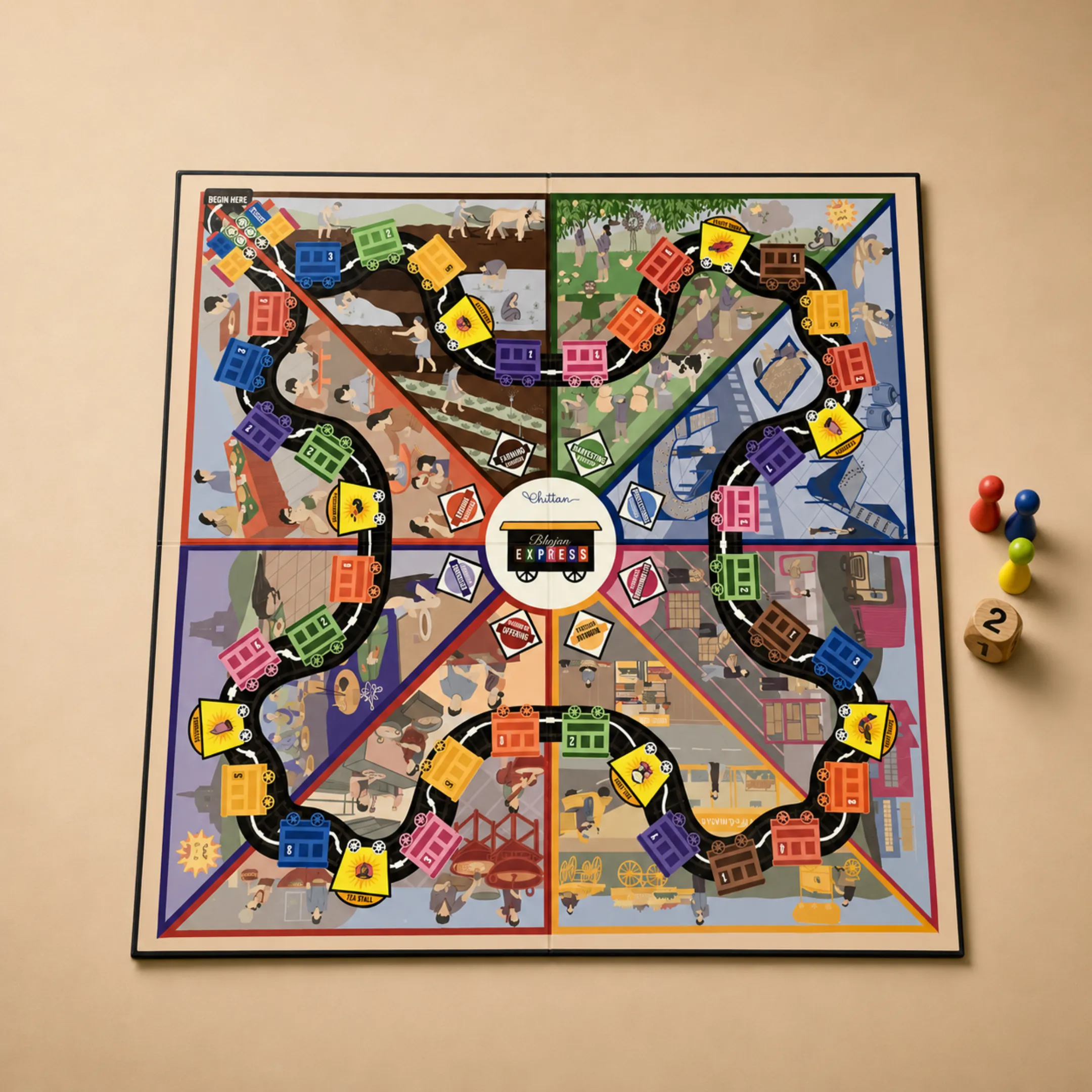Bhojan Express | A Joyful Board Game 