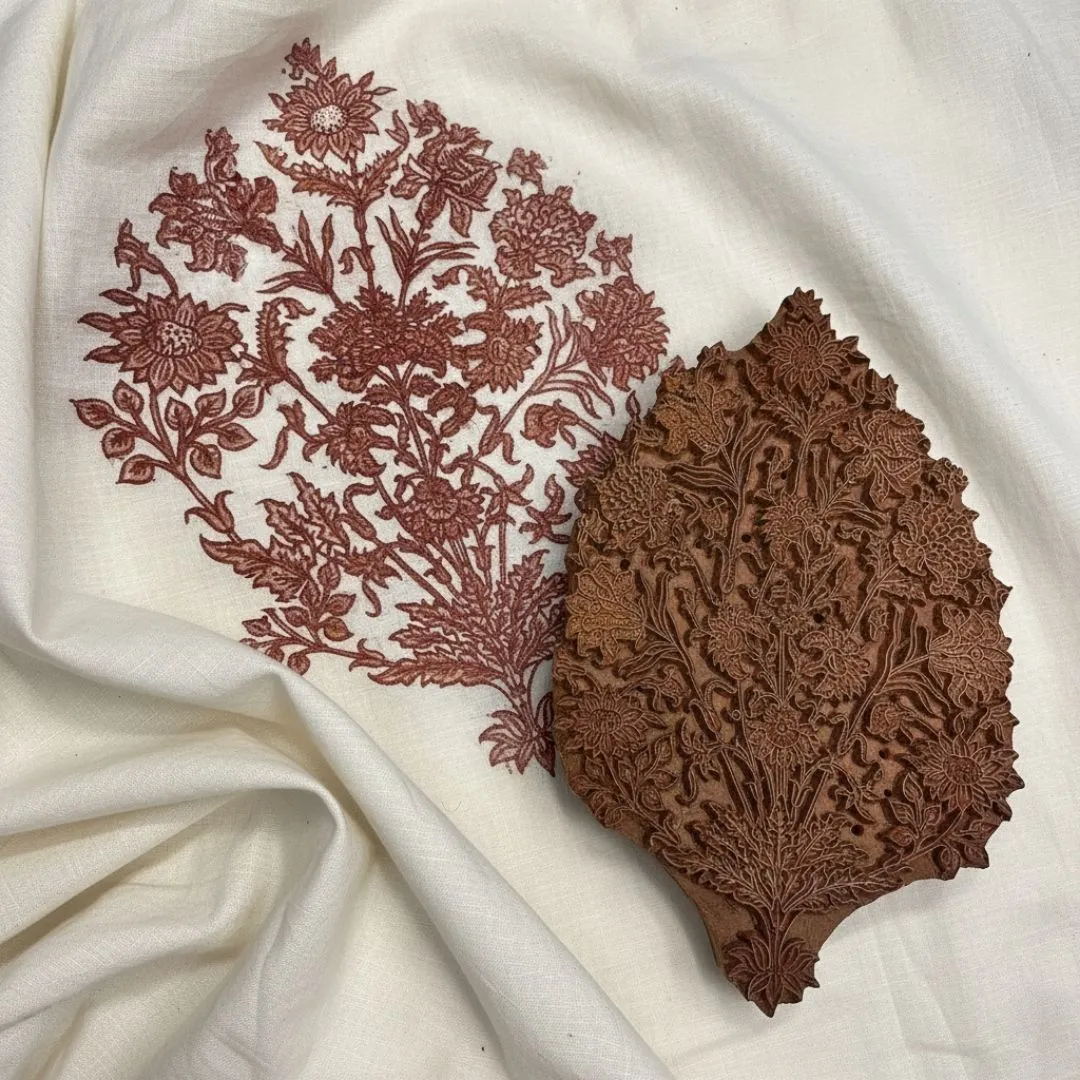 Handcrafted Shisham Wood Block for Textile Printing and Craftwork
