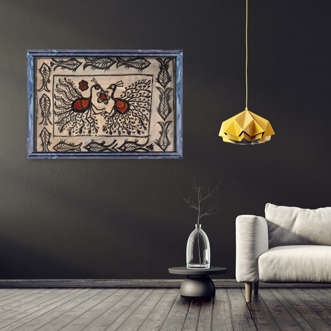 Peacocks and Flowing Waters