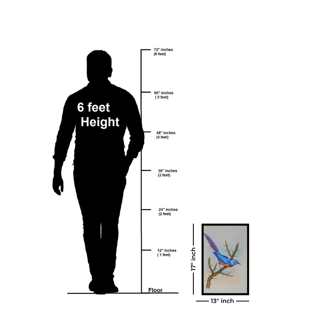 Blue Perch by Jaggu Prasad