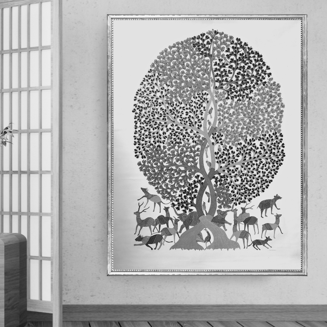 Resting Under the entwined canopy