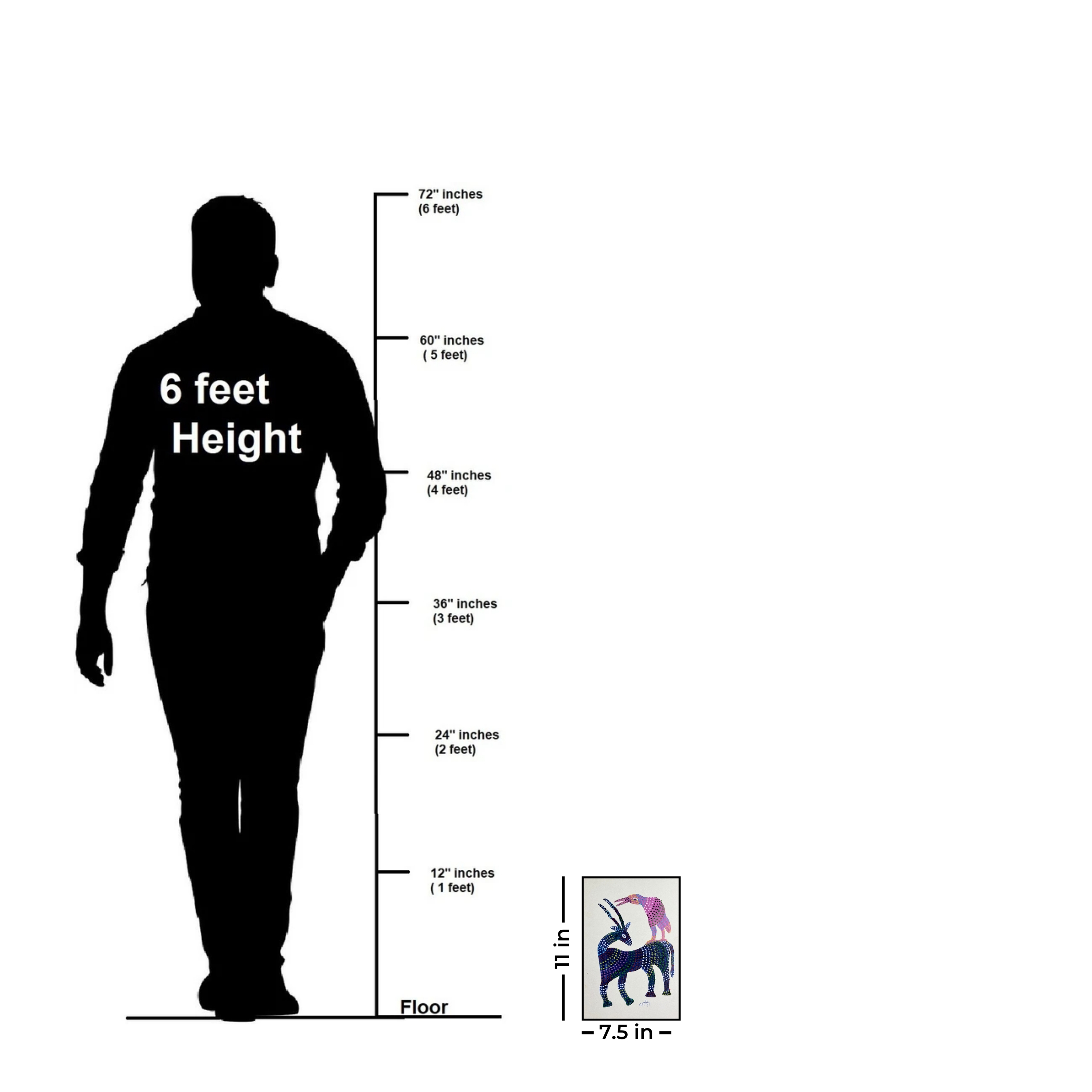 Deer & Bird Painting