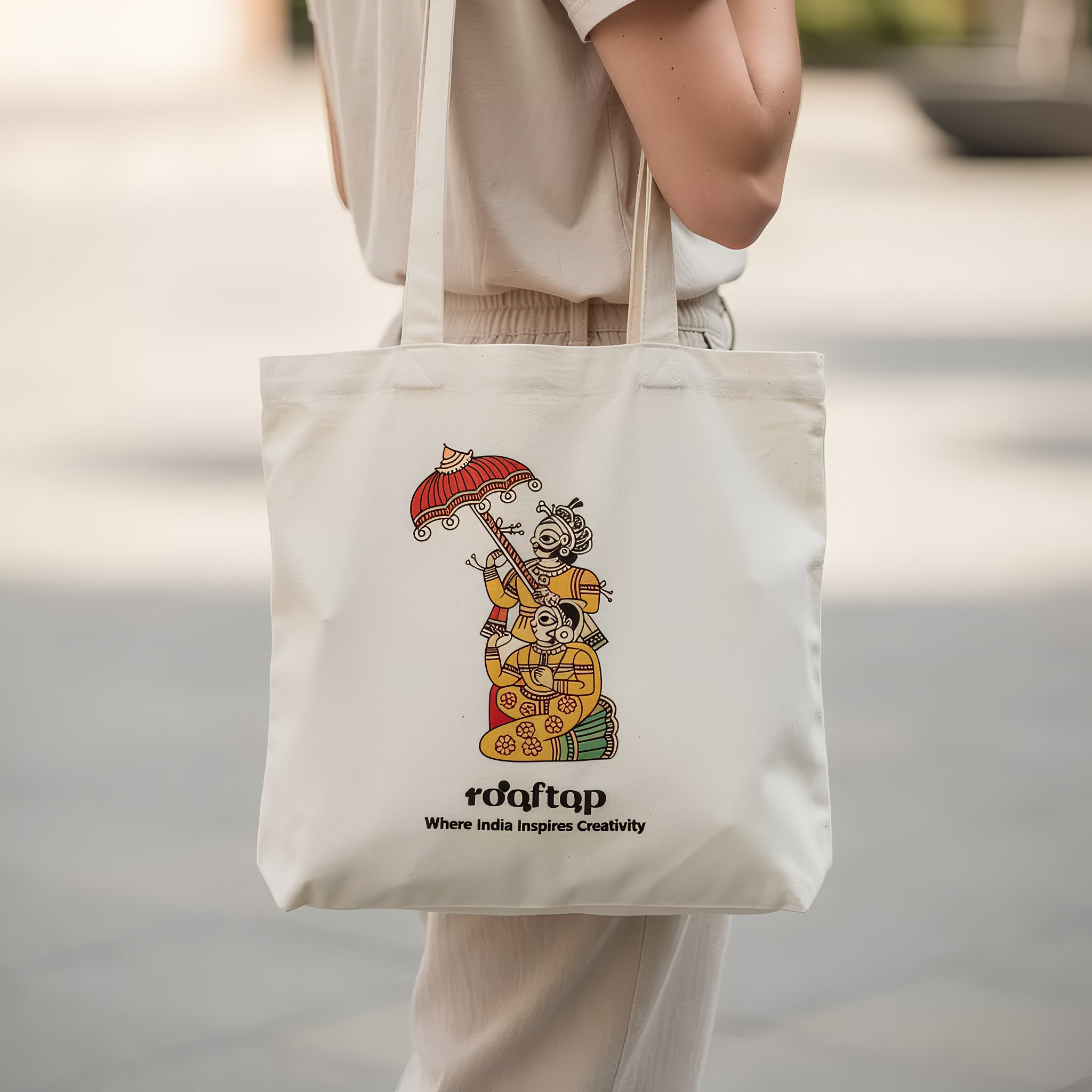 Phad Art DIY Canvas Tote Bag 