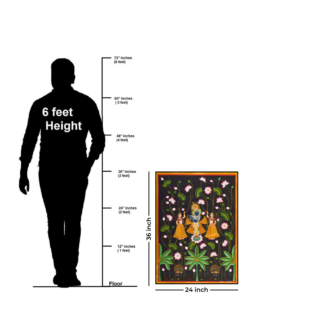 Pichwai Shreenathji in Jungle Painting