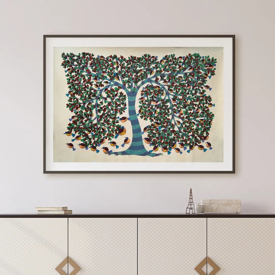 Birds and tree