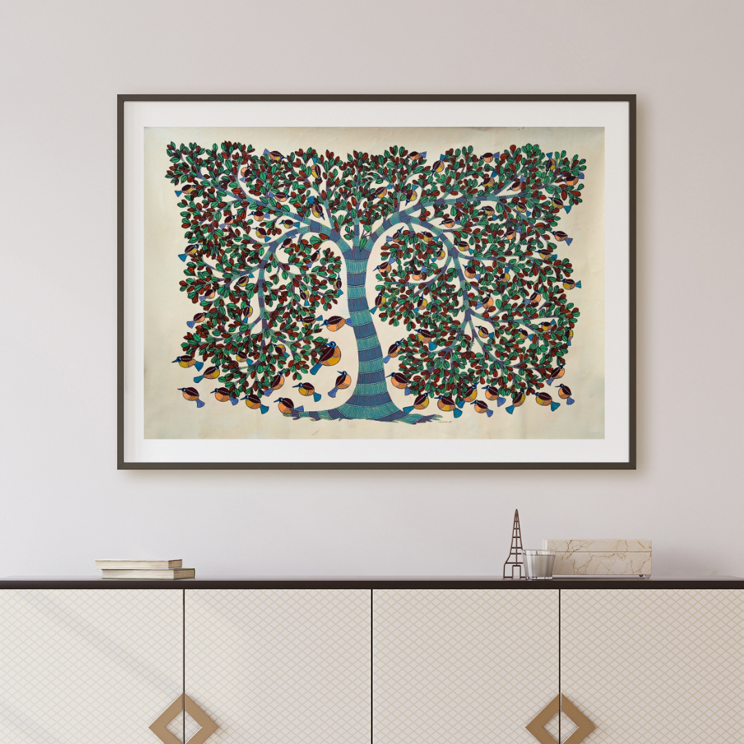 Birds and tree