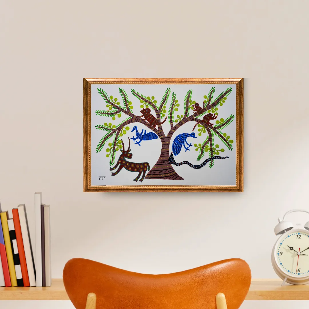 Baiga Creatures Under The Amla Tree