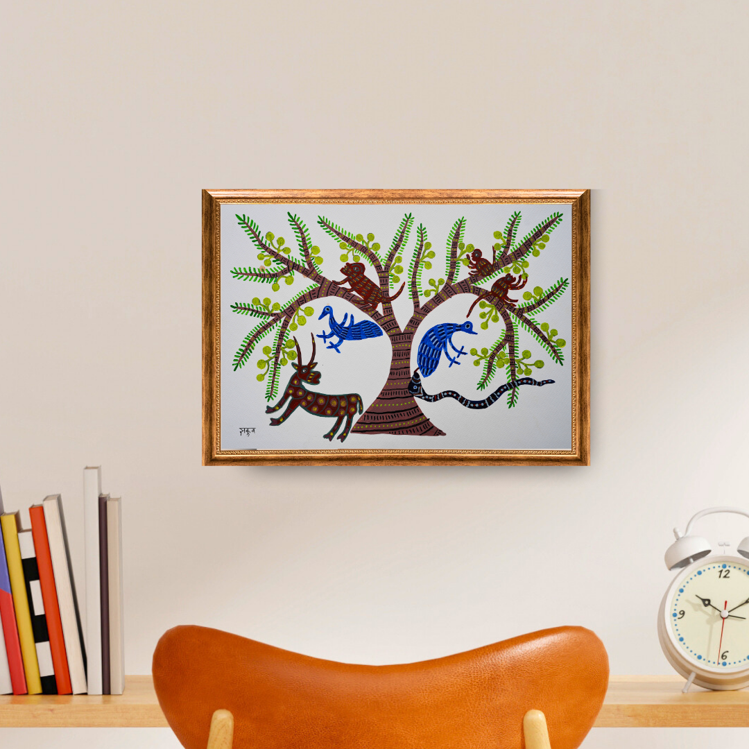 Baiga Creatures Under The Amla Tree