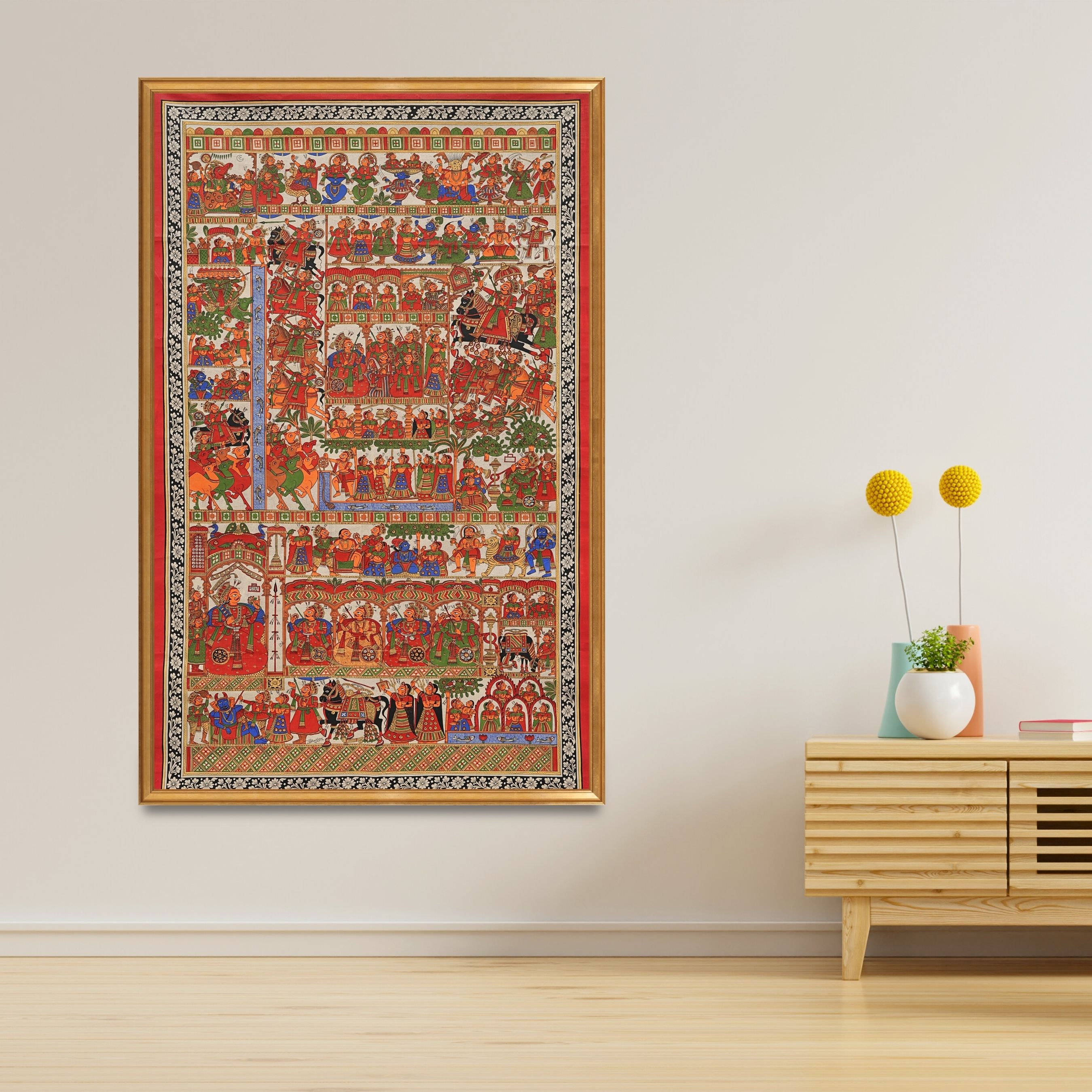 Traditional pabuji ki phad 1