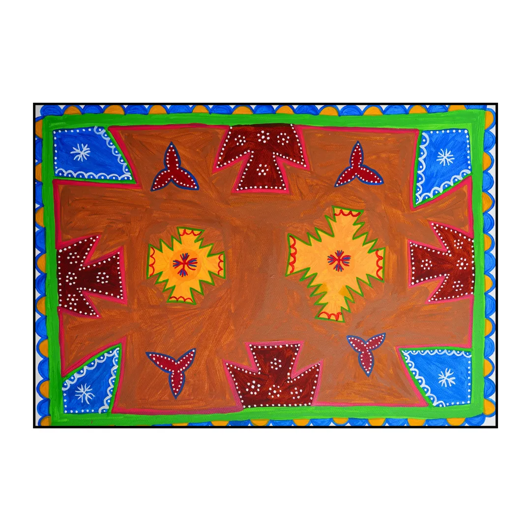 Tribal Rangoli of Baiga - Dhignaa