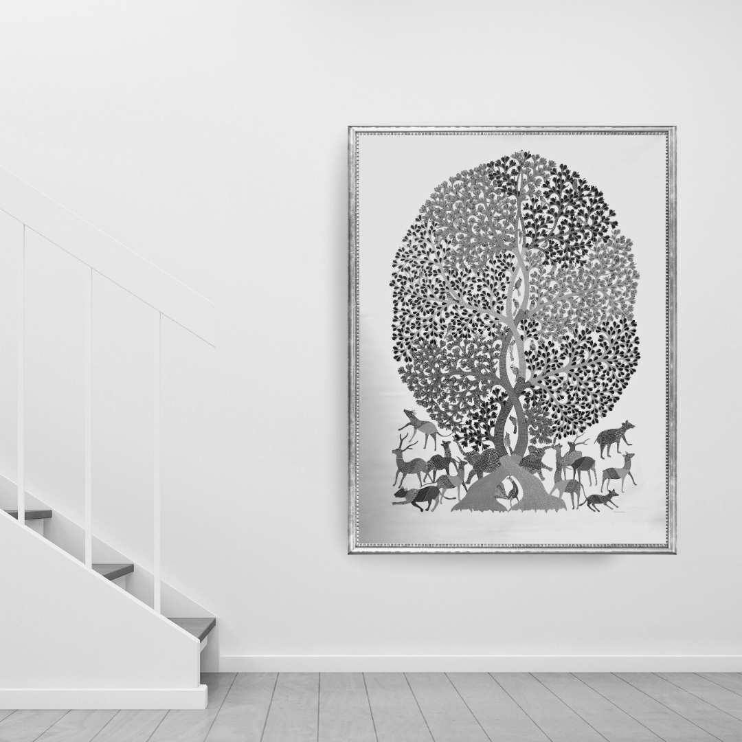 Resting Under the entwined canopy