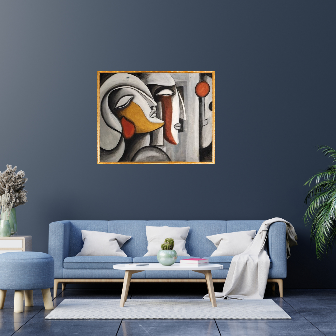 Handmade Modern Abstract Canvas Painting