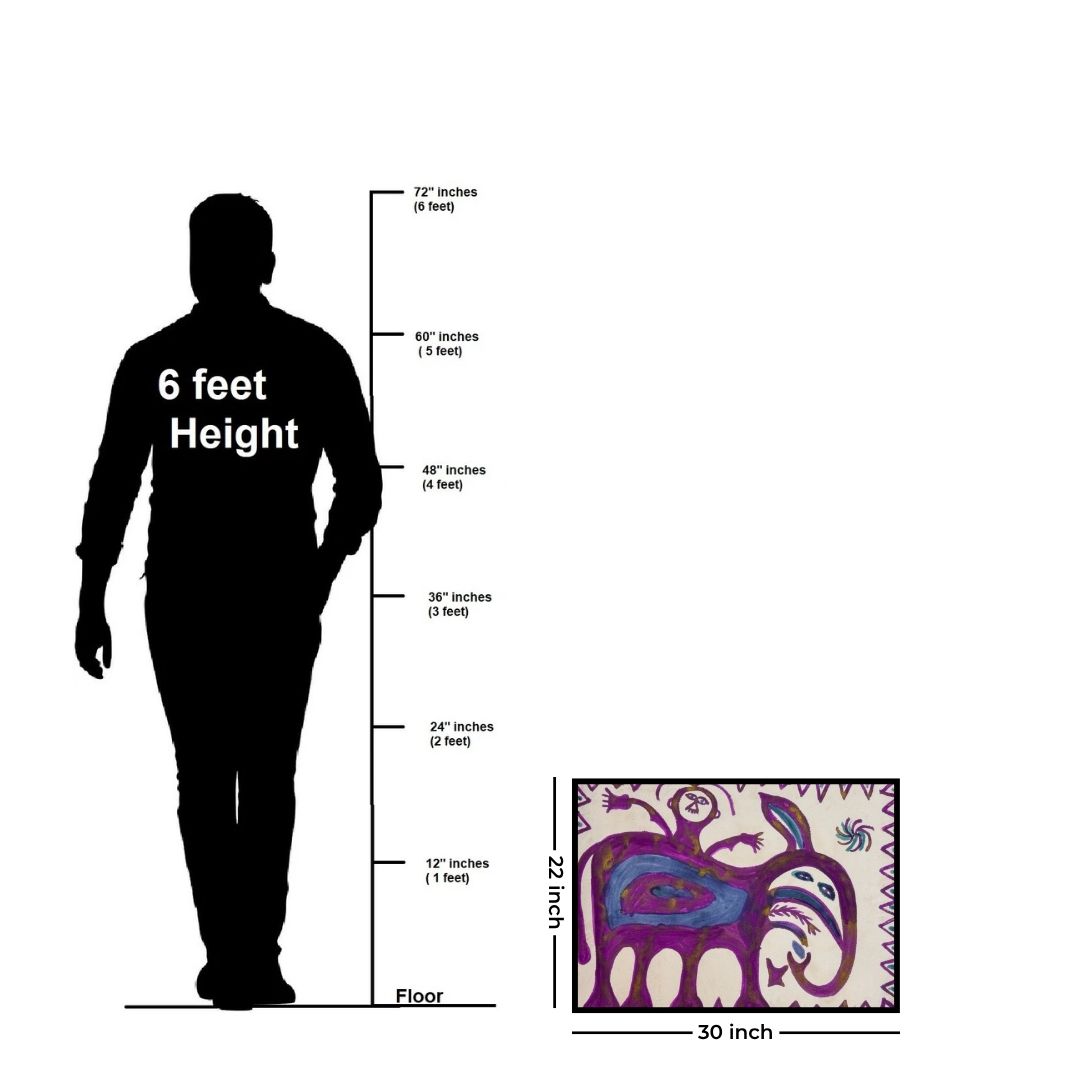 Child and Elephant Spirit by Malo Devi