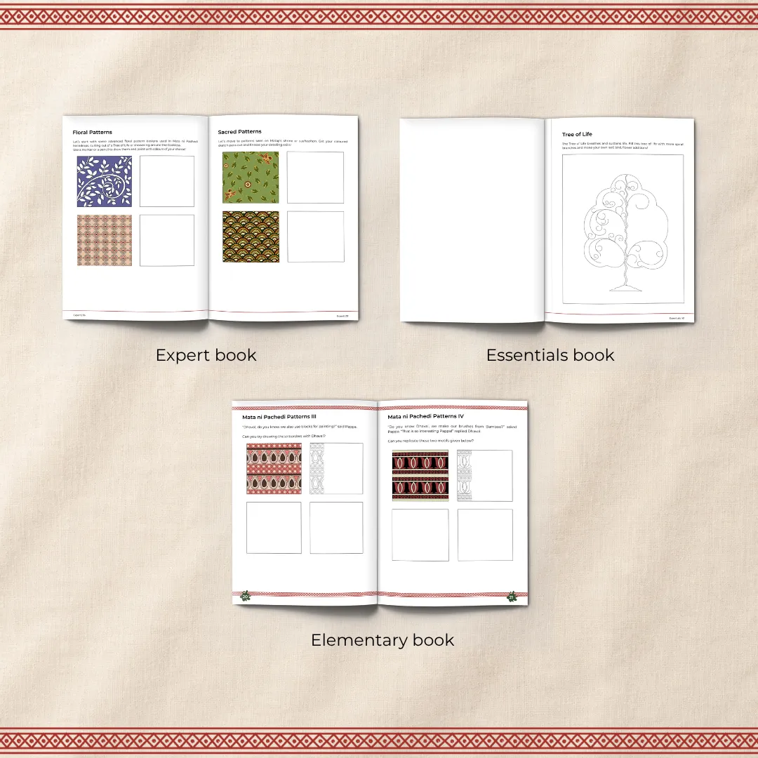 Artventures of Mata Ni Pachedi: A Devotional Journey Through Art (3 Set)