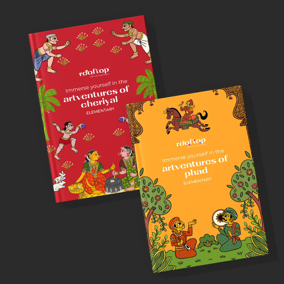 Scroll Arts of India (Combo of 2 Books)