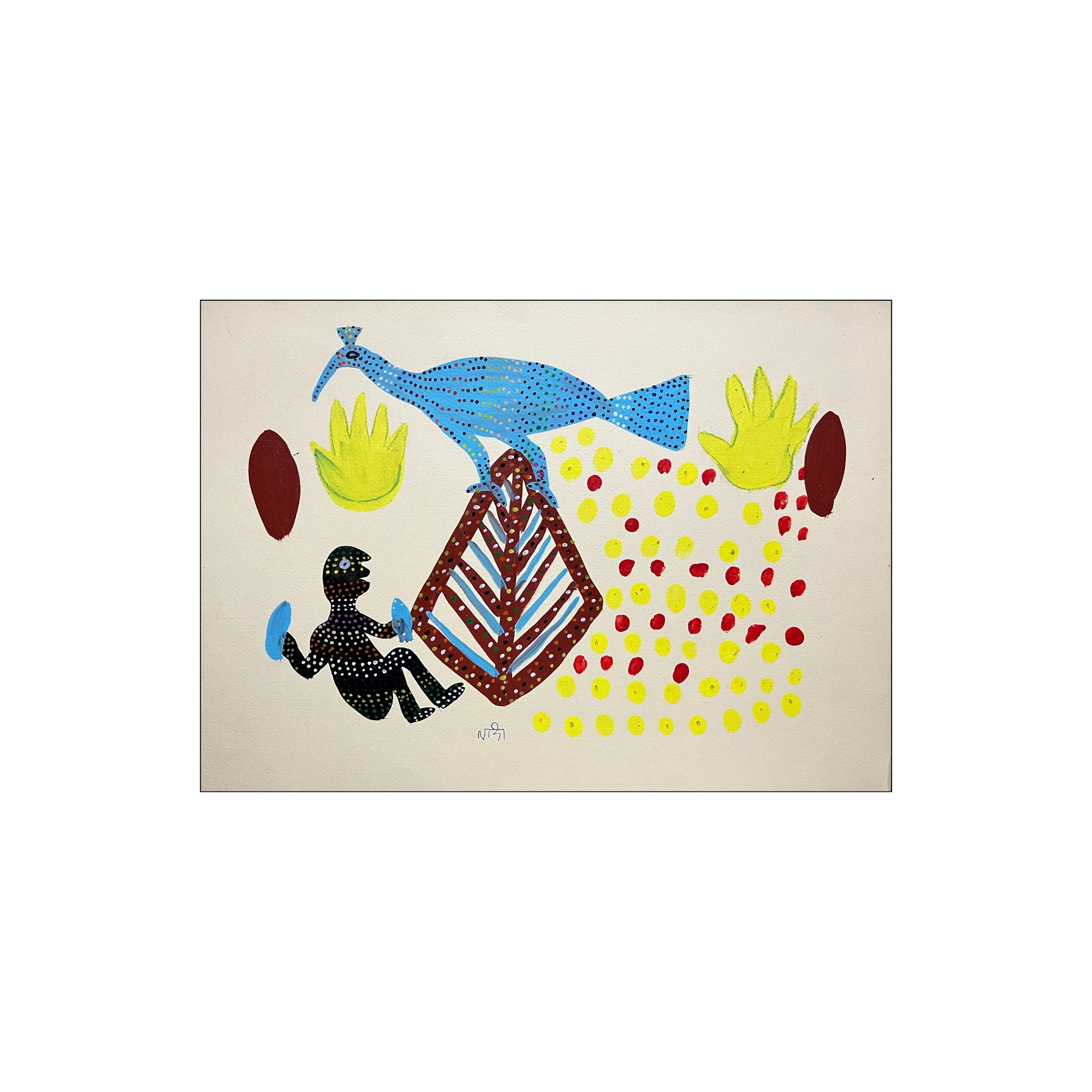 Peacocks Painting