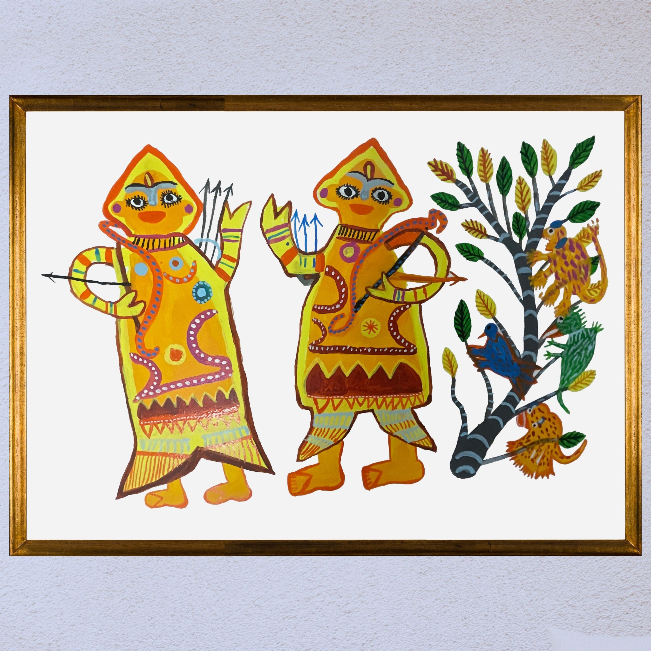 Lord Ram and Lord Laxman in Jungle