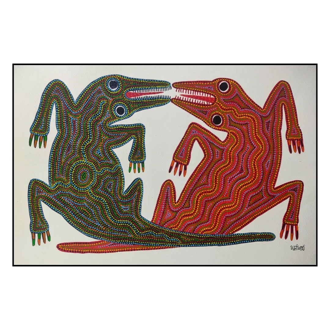 Entwined Crocodiles