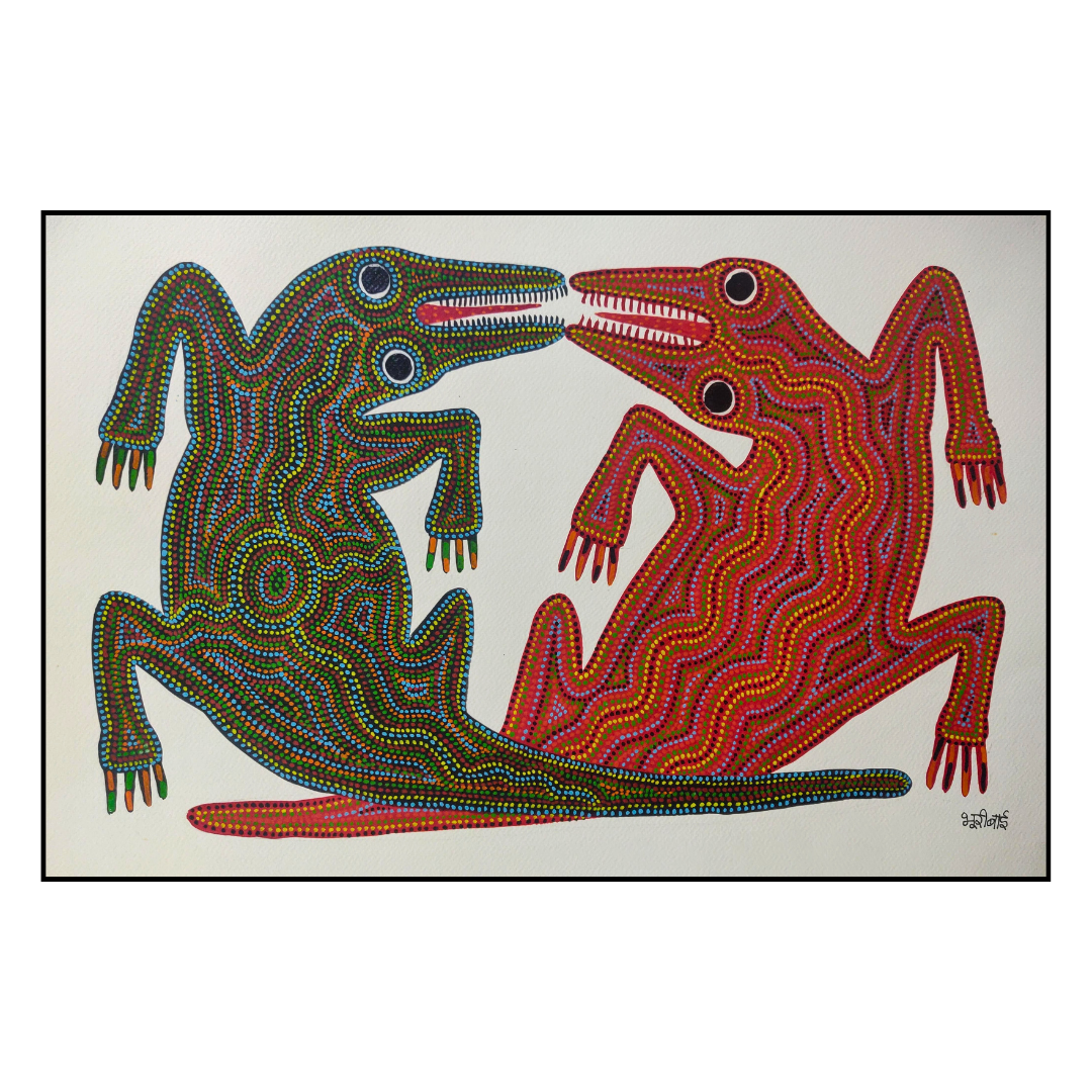 Entwined Crocodiles
