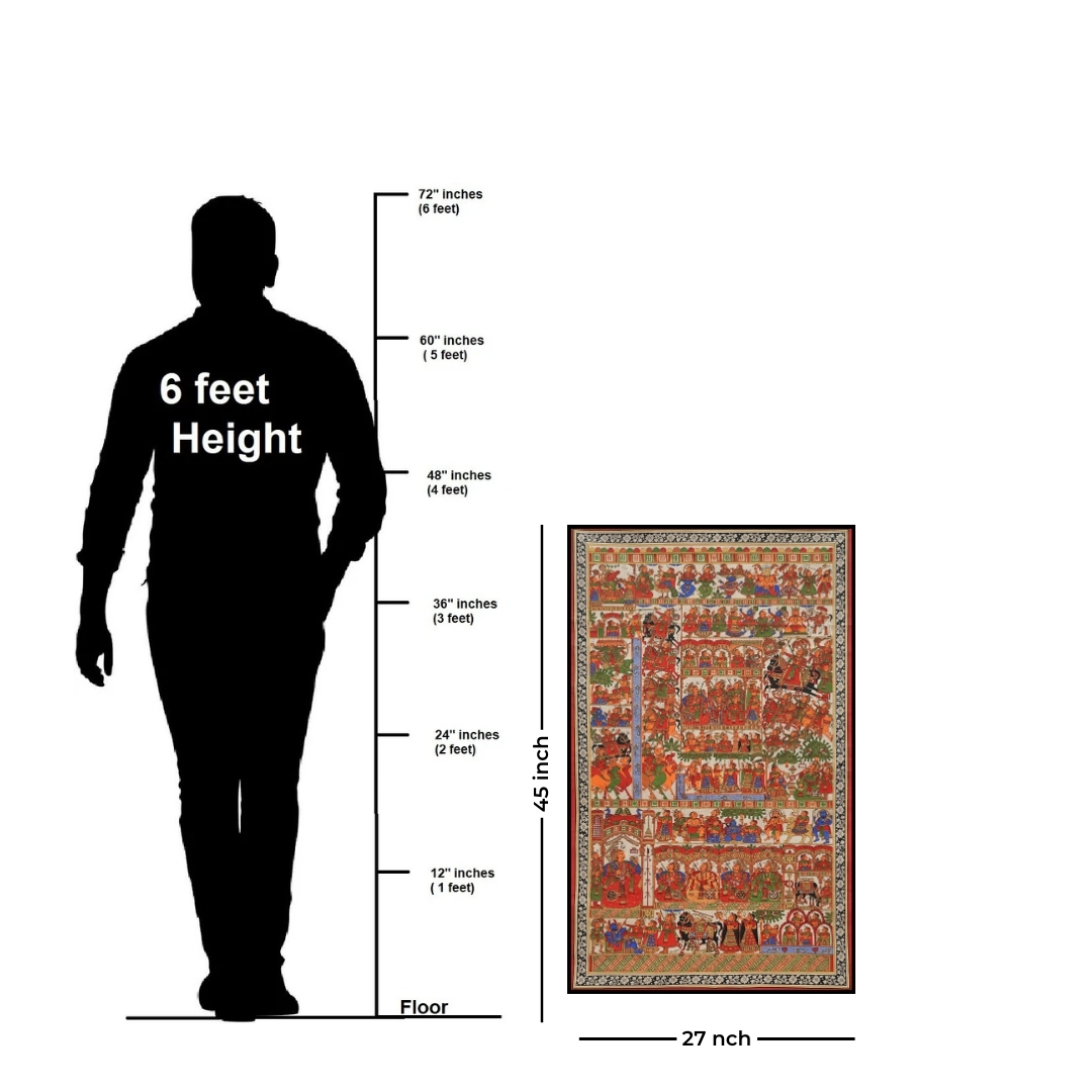 Traditional pabuji ki phad 1