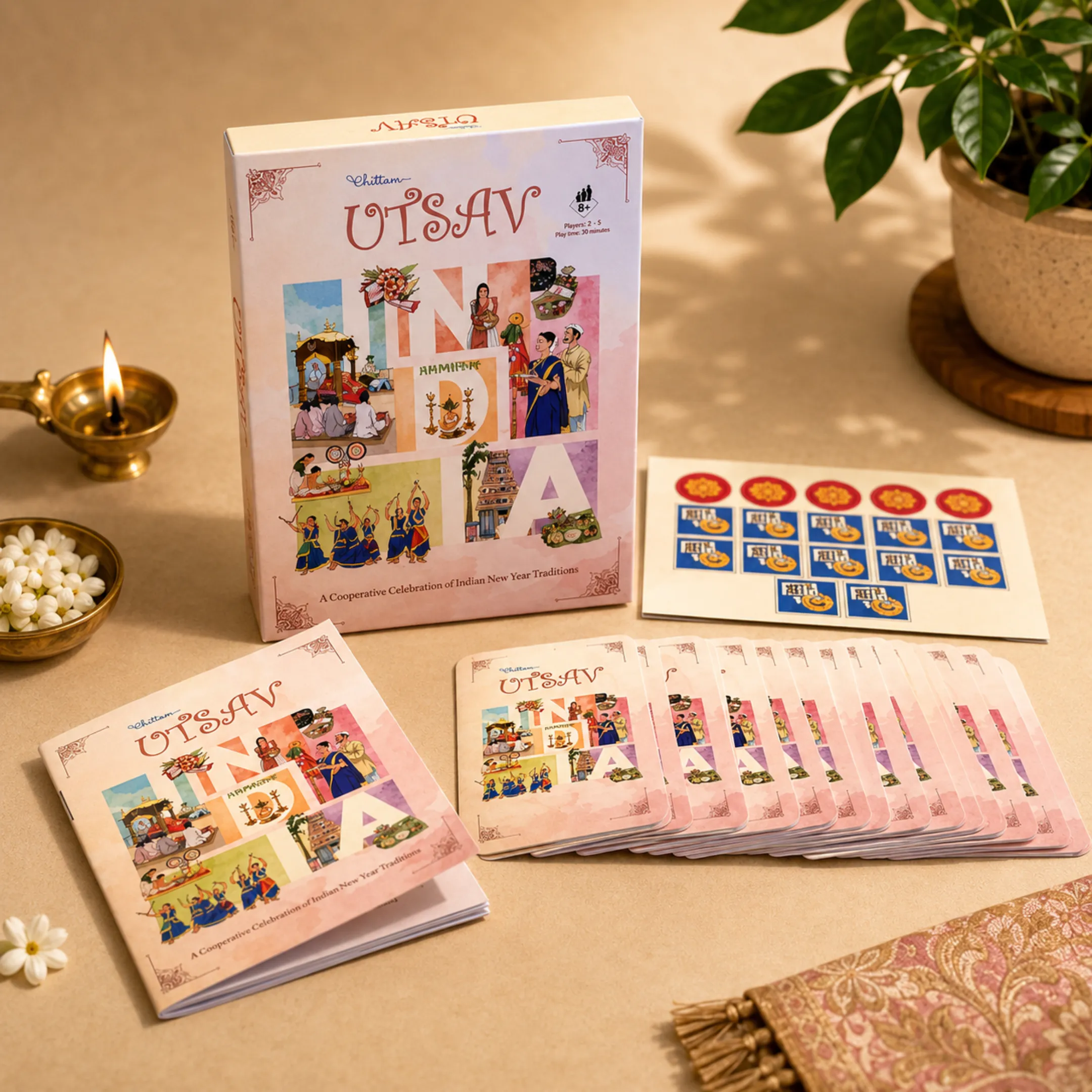Utsav | Co-operative And Strategic Card Game On Indian New Years | 10+ Years