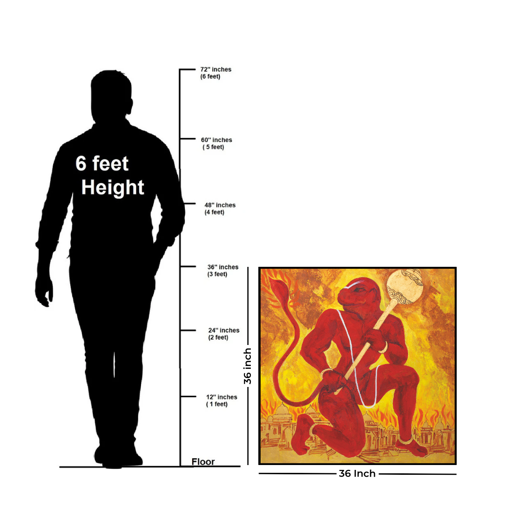 Painting: Lanka Dahan