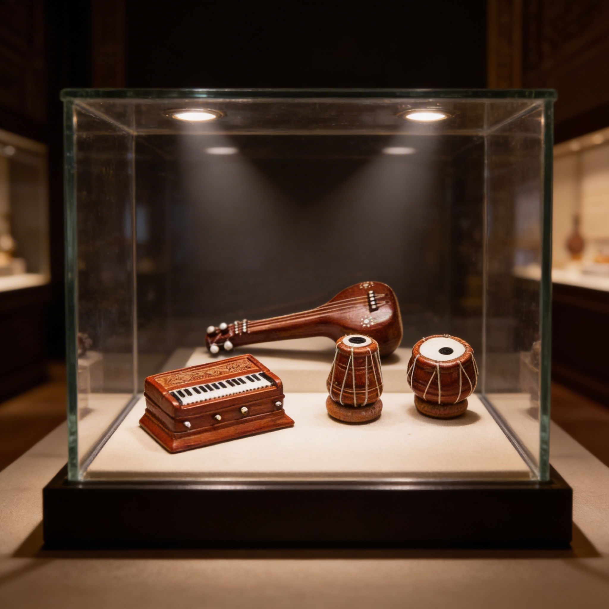 Handmade Miniature Musical Instruments Set