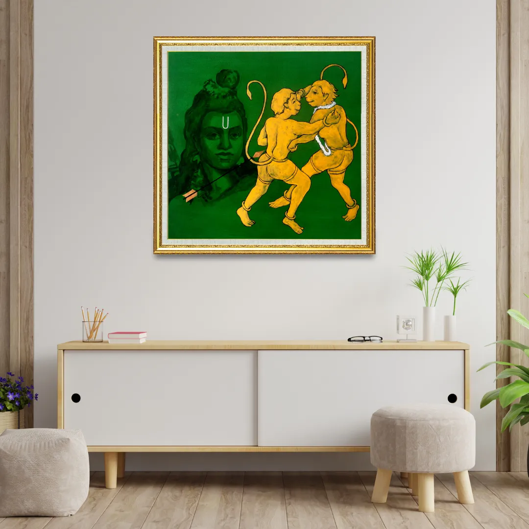 Painting: Kishkindha Kand - Bali Vadh