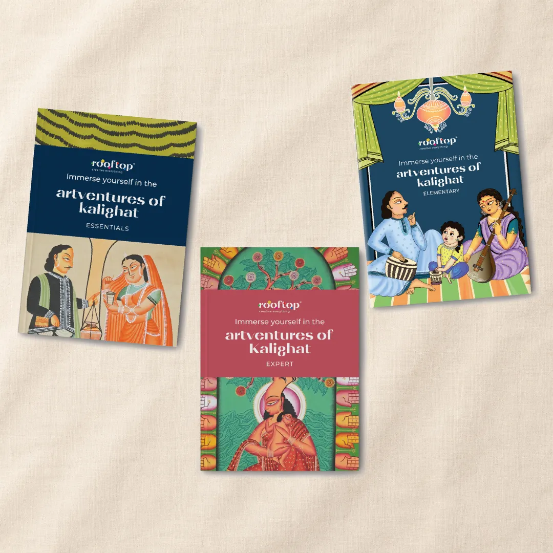 Artventures of Kalighat: The Complete Guide to India's Most Iconic Art (Set of 3)