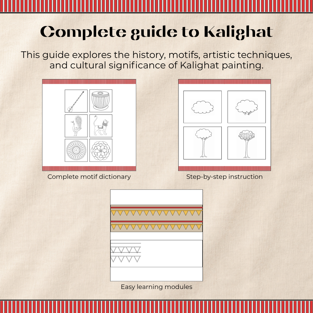 Artventures of Kalighat: The Complete Guide to India's Most Iconic Art (Set of 3)