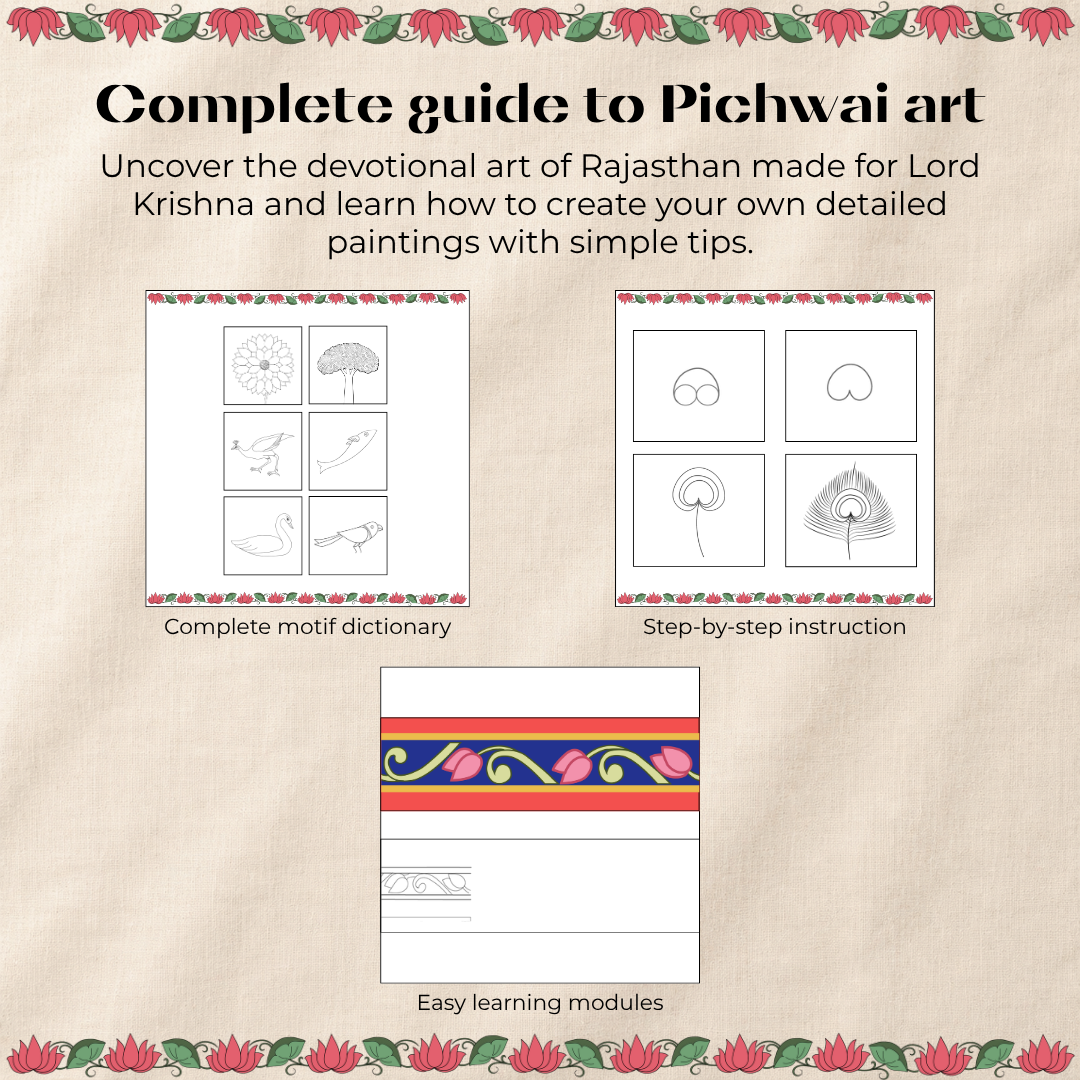 Artventures of Pichwai: The Complete Guide to Divine Art (Set of 3)