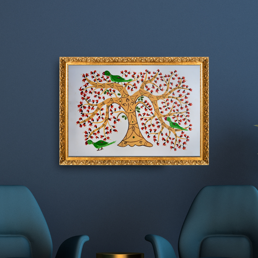 Chulla Ka Ped and Tota: A Sacred Connection in Baiga Culture Product Image
