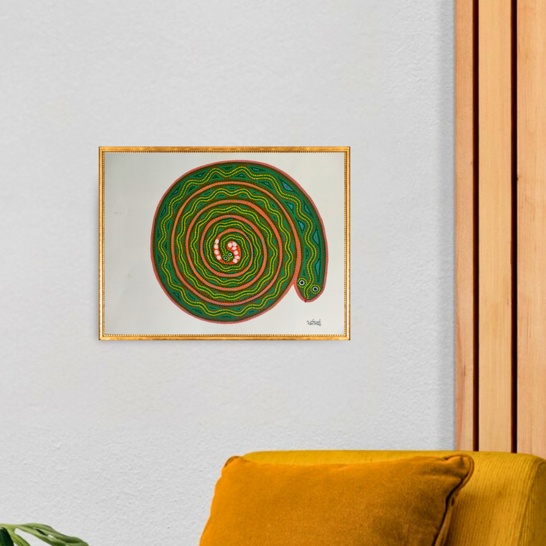 The Mother Snake and Her Eggs