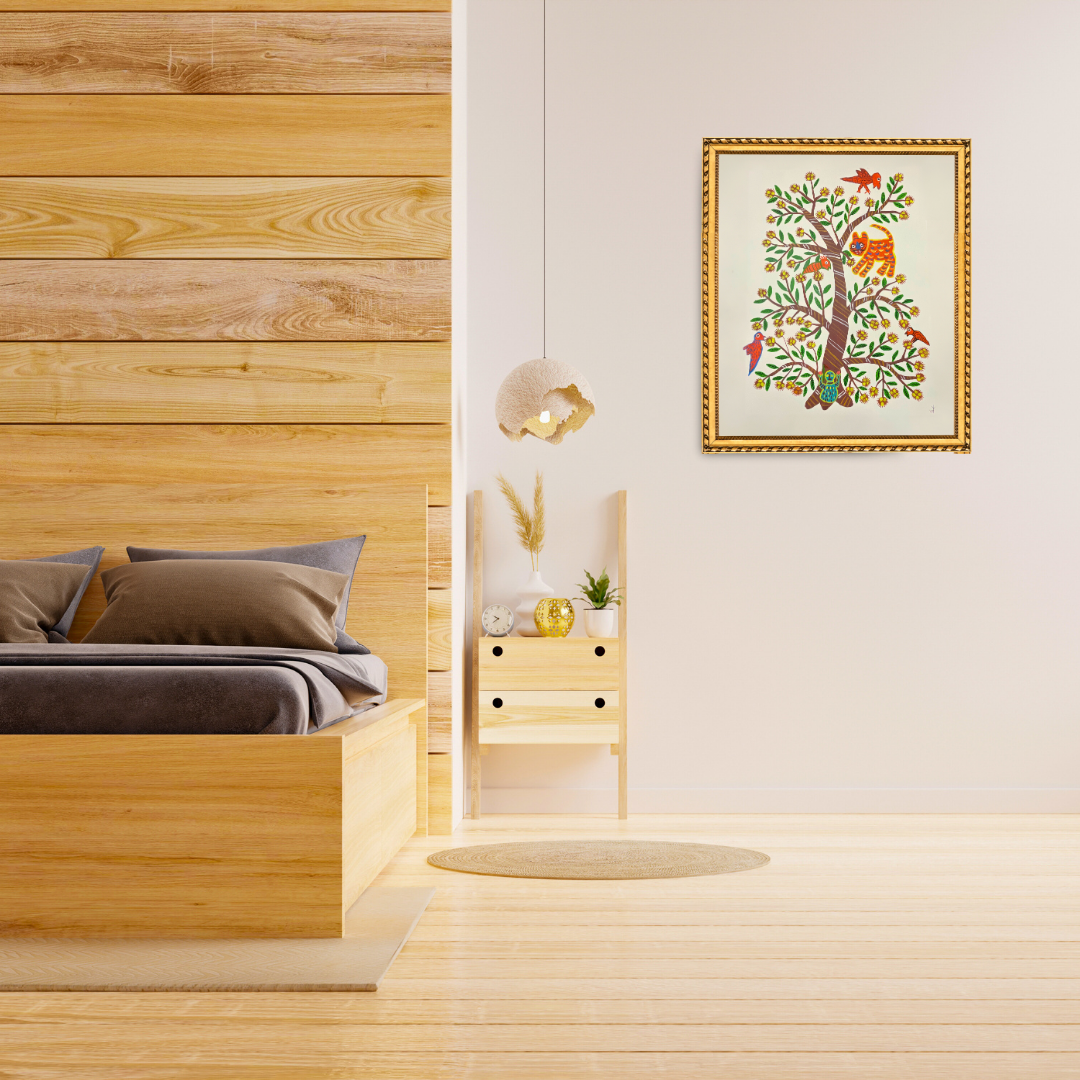 Mahua Devi: The Sacred Tree of Life and Harmony Product Image
